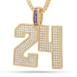 Black Mamba Classic Number 24 Necklace