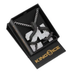 Black Mamba Number 24 Necklace -King Ice black mamba number 24 necklace king ice 30526684627119