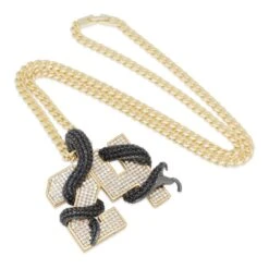 Black Mamba Number 24 Necklace -King Ice black mamba number 24 necklace king ice 30526872158383