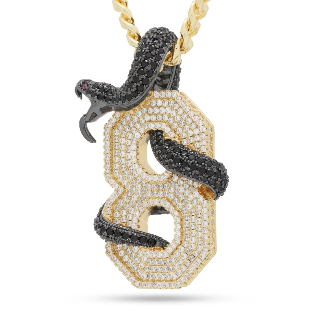 Black Mamba Number 8 Necklace 1 Black Mamba Number 8 Necklace