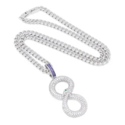 Black Mamba Ouroboros Necklace 14 Black Mamba Ouroboros Necklace -King Ice black mamba ouroboros necklace king ice 36780869222575