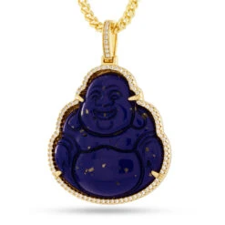 Blue Lapis Buddha Necklace