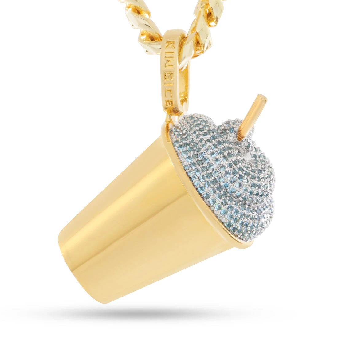 Slurpee® X King Ice - Blue Slurpee® Necklace 2 Slurpee® X King Ice - Blue Slurpee® Necklace - Image 2