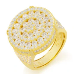 Brilliant-Cut Cluster Ring