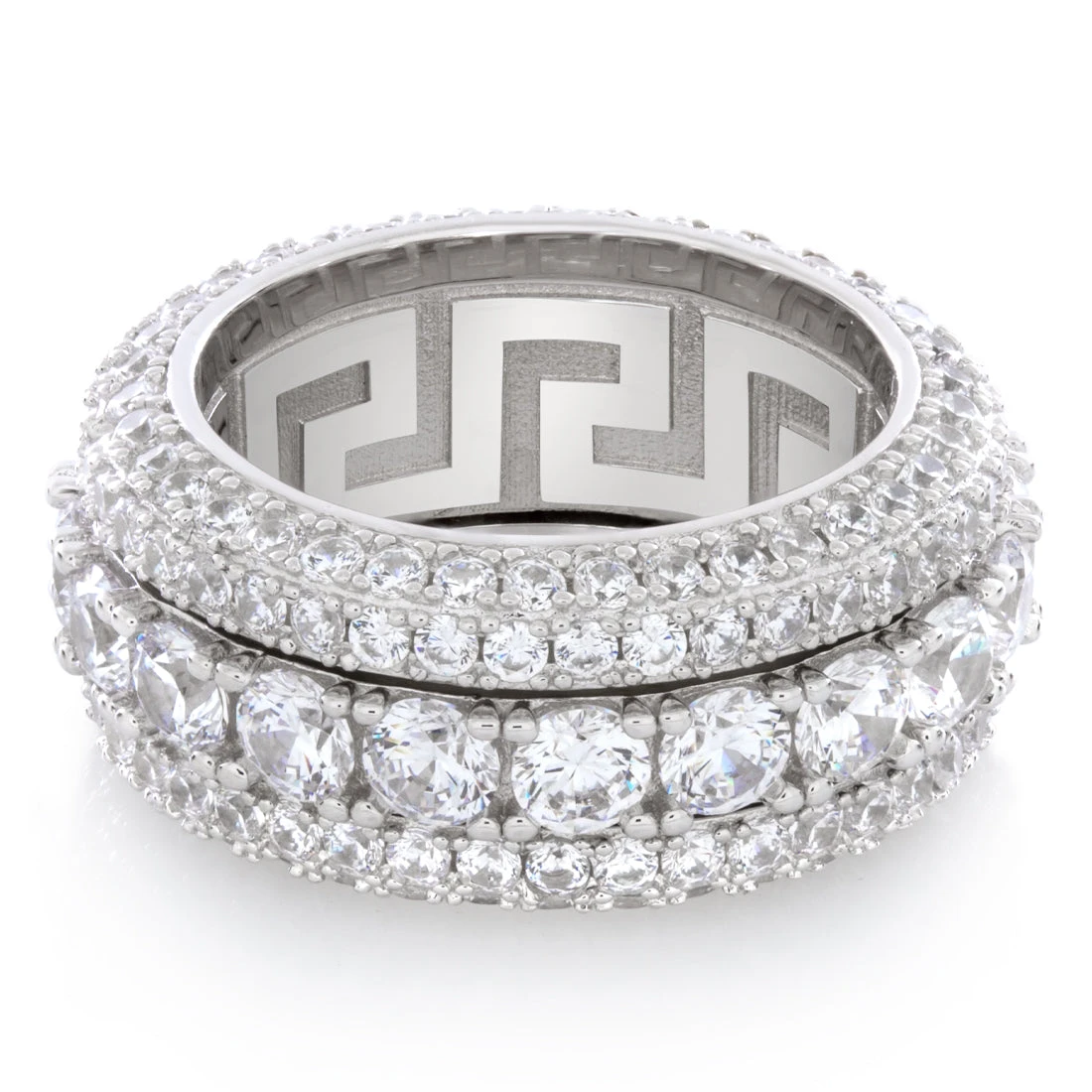 Brilliant-Cut Icy Spinner Ring 4 Brilliant-Cut Icy Spinner Ring - Image 4