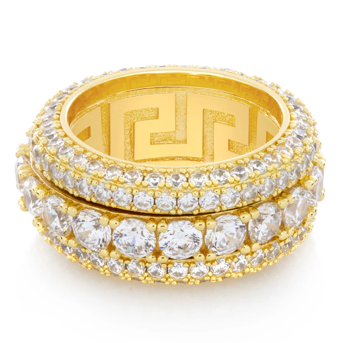 Brilliant-Cut Icy Spinner Ring 2 Brilliant-Cut Icy Spinner Ring - Image 2