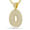 Bubble Letter O Necklace