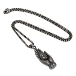 Buddha Hand Necklace 6 Buddha Hand Necklace -King Ice buddha hand necklace 26 stainless steel king ice 37313600684207