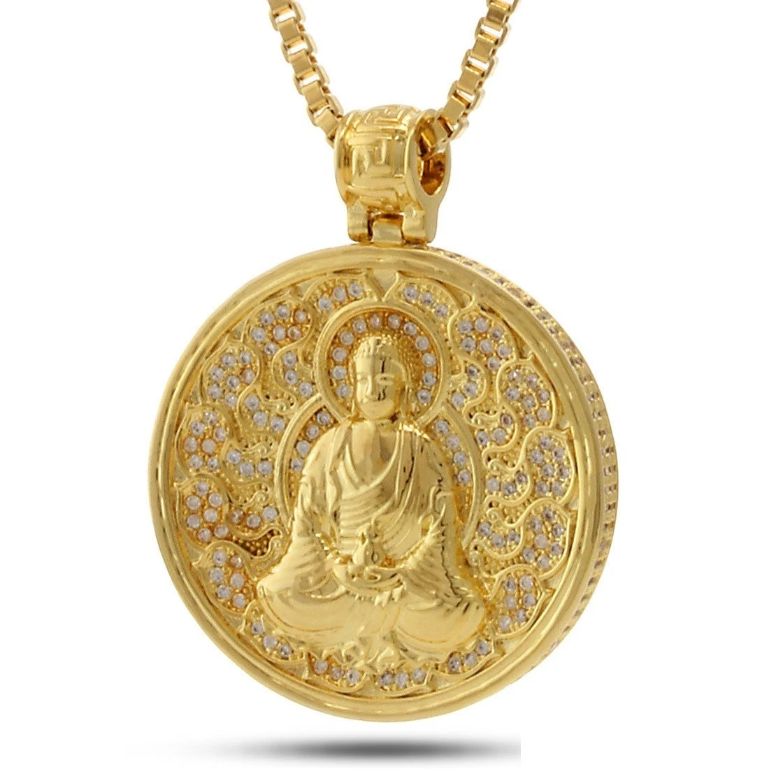Buddhist Medallion Necklace 1 Buddhist Medallion Necklace