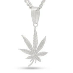 Cannabis Leaf Necklace 13 Cannabis Leaf Necklace -King Ice cannabis leaf necklace king ice 30536267169967