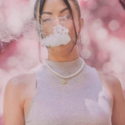 Cannabis Leaf Pearl Necklace -King Ice cannabis leaf pearl necklace gold plated 14k gold 1 2 king ice 35117649854639