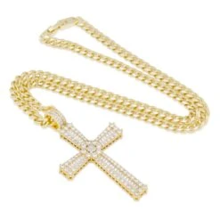 Celtic Cross Necklace -King Ice celtic cross necklace king ice 30520630313135