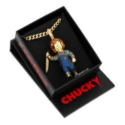 Chucky X King Ice - Evil Chucky Doll Necklace -King Ice chucky x king ice evil chucky doll necklace 14k gold 2 4 king ice 31394303443119