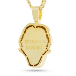 Chucky X King Ice - Tiffany Valentine Bust Necklace -King Ice chucky x king ice tiffany valentine bust necklace 14k gold 2 2 king ice 31394372878511