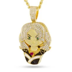 Chucky X King Ice - Tiffany Valentine Bust Necklace