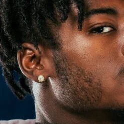 Cluster Stud Earrings -King Ice cluster stud earrings king ice 32248940789935