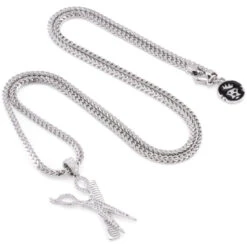Comb And Scissors Necklace 11 Comb And Scissors Necklace -King Ice comb and scissors necklace king ice 14868552384566