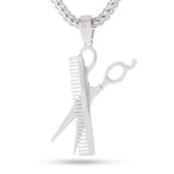 Comb And Scissors Necklace 10 Comb And Scissors Necklace -King Ice comb and scissors necklace king ice 14868557529142