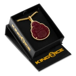 Coral Buddha Necklace -King Ice coral buddha necklace 14k gold 1 4 king ice 34191149924527