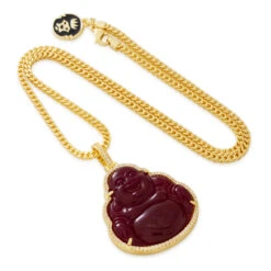 Coral Buddha Necklace -King Ice coral buddha necklace 14k gold 1 4 king ice 34191149990063