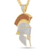 Corinthian Helmet Necklace
