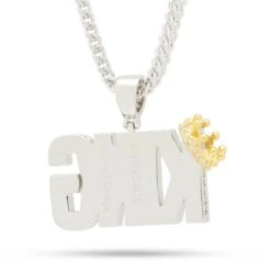 Crowned King Necklace -King Ice crowned king necklace king ice 30594627272879