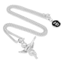 Dabbing Angel Necklace -King Ice dabbing angel necklace king ice 35417375572143