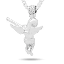Dabbing Angel Necklace -King Ice dabbing angel necklace king ice 35417376260271