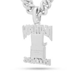 Death Row Records X King Ice - Logo Necklace -King Ice death row records x king ice death row necklace king ice 30551347298479