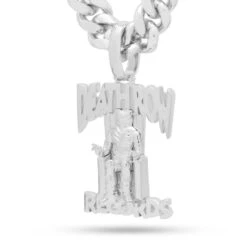 Death Row Records X King Ice - Logo Necklace -King Ice death row records x king ice death row necklace king ice 30551458316463