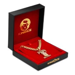Death Row Records X King Ice - Logo Necklace -King Ice death row records x king ice death row necklace king ice 30569406202031