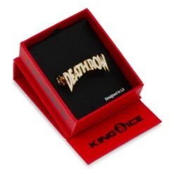Death Row Records X King Ice - Death Row Two-Finger Ring -King Ice death row records x king ice death row two finger ring king ice 30550101262511