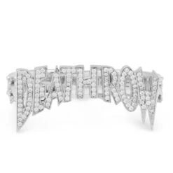 Death Row Records X King Ice - Death Row Two-Finger Ring -King Ice death row records x king ice death row two finger ring king ice 30565587878063