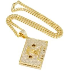 Death Row Records X King Ice - Executive Cassette Necklace -King Ice death row records x king ice executive cassette necklace king ice 30594183954607