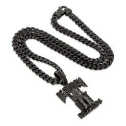 Death Row Records X King Ice - Iced Logo Necklace -King Ice death row records x king ice iced logo necklace king ice 35638341566639