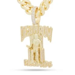 Death Row Records X King Ice - Iced Logo Necklace -King Ice death row records x king ice iced logo necklace king ice 35935883329711