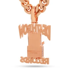 Death Row Records X King Ice - LE Rose Gold Iced Logo Necklace 14 Death Row Records X King Ice - LE Rose Gold Iced Logo Necklace -King Ice death row records x king ice le rose gold iced logo necklace king ice 36866179268783
