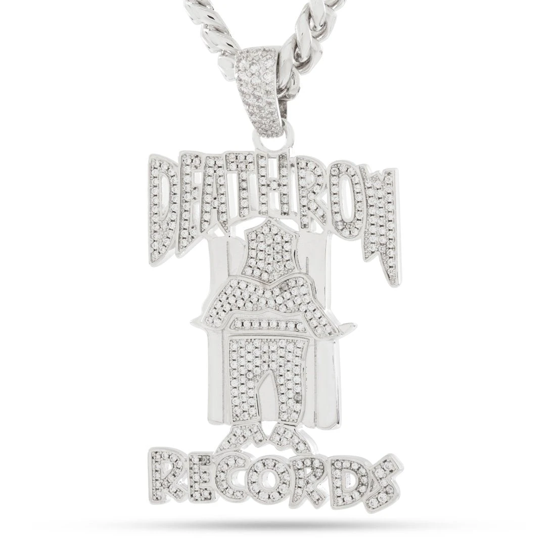 Death Row Records X King Ice - OG Death Row Logo Necklace 6 Death Row Records X King Ice - OG Death Row Logo Necklace - Image 6