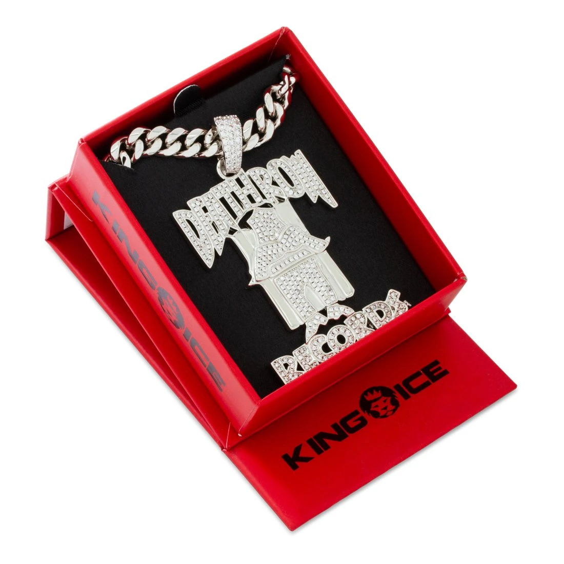 Death Row Records X King Ice - OG Death Row Logo Necklace 9 Death Row Records X King Ice - OG Death Row Logo Necklace - Image 9
