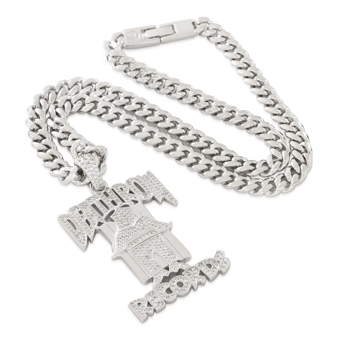 Death Row Records X King Ice - OG Death Row Logo Necklace 8 Death Row Records X King Ice - OG Death Row Logo Necklace - Image 8