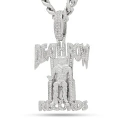 Death Row Records X King Ice - Solid Gold Iced Logo Necklace 38 Death Row Records X King Ice - Solid Gold Iced Logo Necklace -King Ice death row records x king ice solid gold iced logo necklace solid gold 14k gold 2 3 king ice 37562716258479