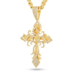 Designed By Mike Zombie - All I Cross Is Chainz Necklace