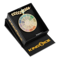 Designed By Mike Zombie - Z Major Necklace 7 Designed By Mike Zombie - Z Major Necklace -King Ice designed by mike zombie z major necklace gold plated 14k gold 2 3 king ice 36697206063279