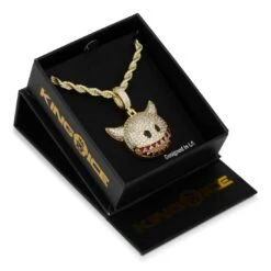 Devil Emoji Necklace -King Ice devil emoji necklace king ice 30589645226159
