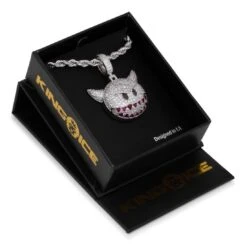 Devil Emoji Necklace -King Ice devil emoji necklace king ice 30589645914287