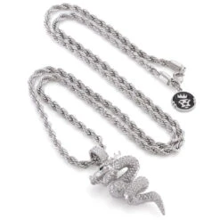 Double Dragon Necklace 11 Double Dragon Necklace -King Ice double dragon necklace king ice 30576812228783