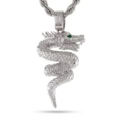 Double Dragon Necklace 12 Double Dragon Necklace -King Ice double dragon necklace king ice 30578111217839