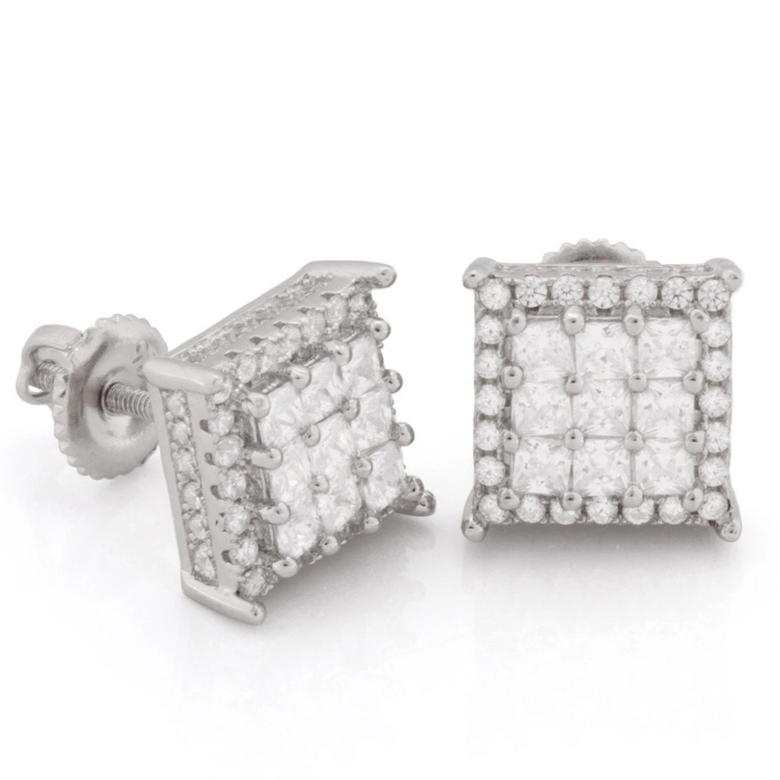 Double-Row Stud Earrings 2 Double-Row Stud Earrings - Image 2