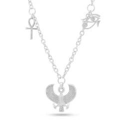 Egyptian Unity Necklace -King Ice egyptian unity necklace white gold 1 6 king ice 30563657121967