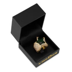 Emerald Star Ring -King Ice emerald star ring king ice 30547255460015